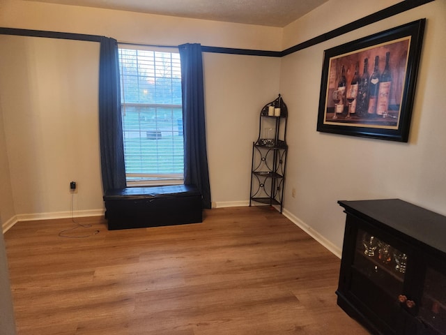 interior space featuring hardwood / wood-style flooring