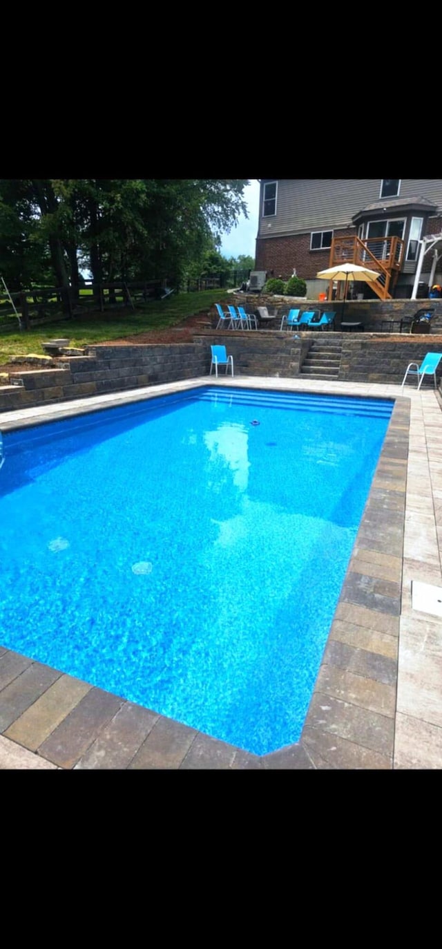 view of pool