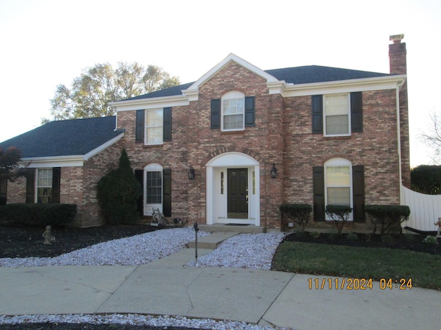 view of colonial-style house