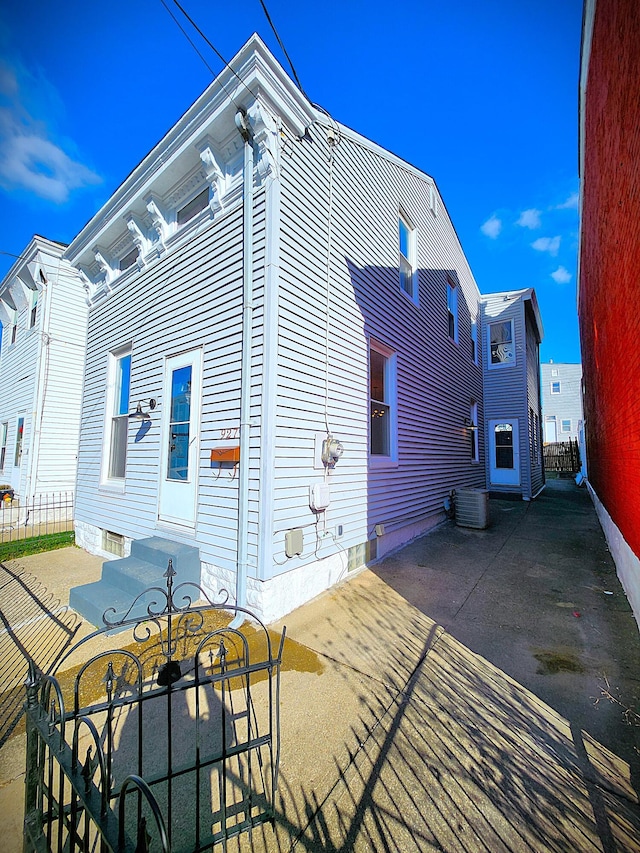 view of home's exterior featuring a patio