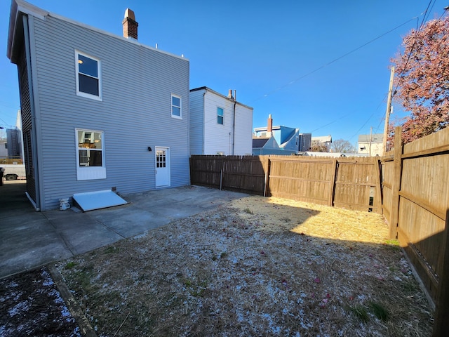 view of rear view of property