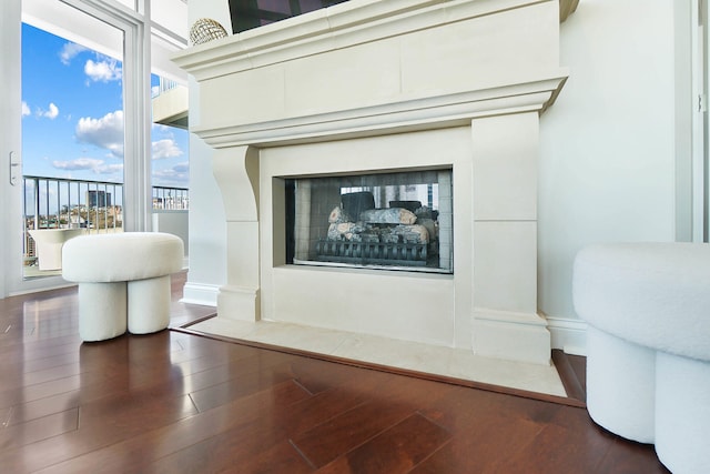 room details featuring hardwood / wood-style floors