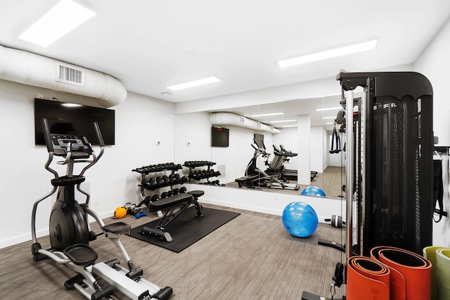 view of workout room