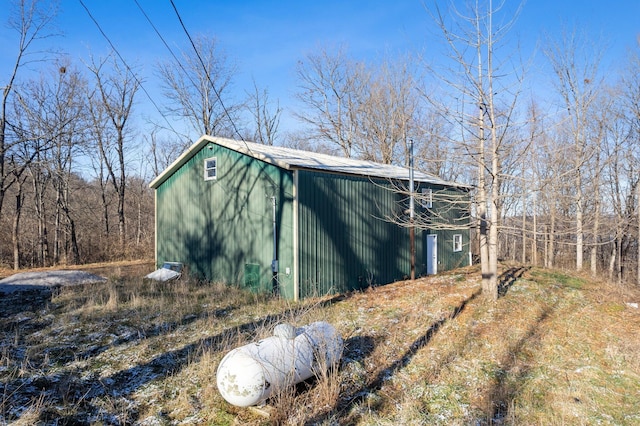 view of outdoor structure