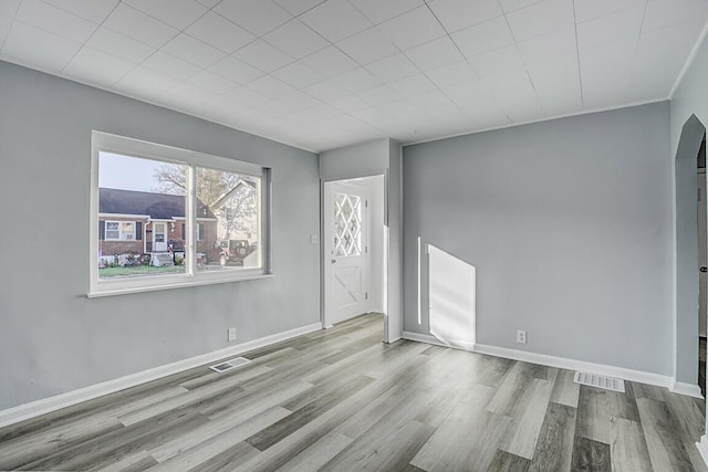 entryway featuring light wood-type flooring