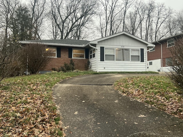 view of ranch-style house