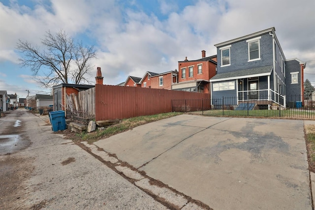 view of rear view of house