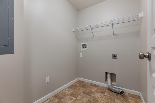 4212 Country Mill Rdg, Burlington, KY 41005 - laundry area with washer hookup, electric dryer hookup, and electric panel