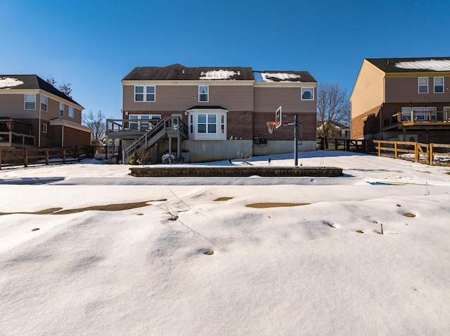 view of back of property