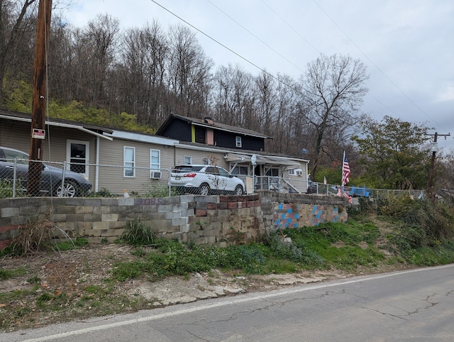 view of front of home