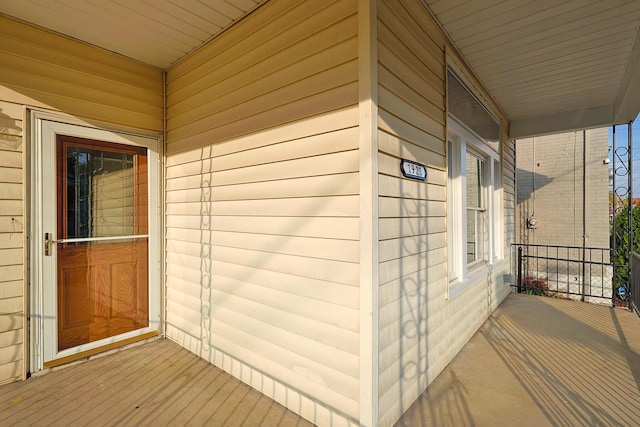 exterior space featuring covered porch