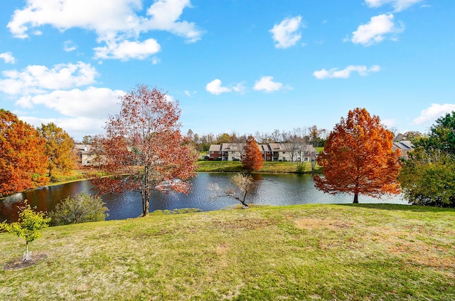 property view of water