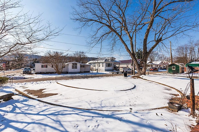 view of front of home featuring a playground