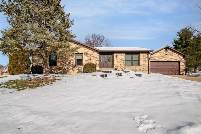 ranch-style house with a garage