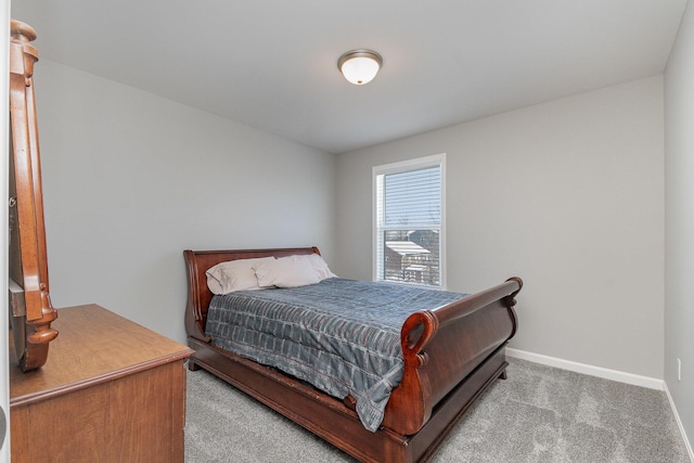 bedroom featuring carpet flooring