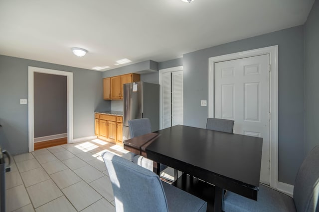 view of dining area