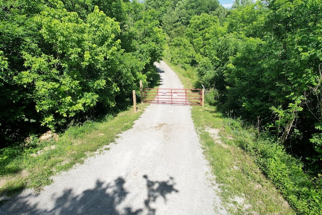 view of road