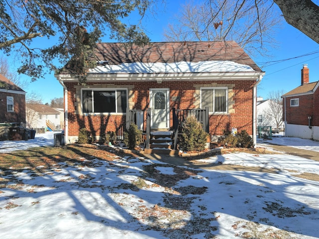 view of bungalow-style home