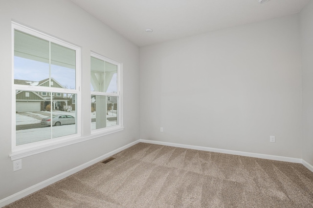 empty room with carpet