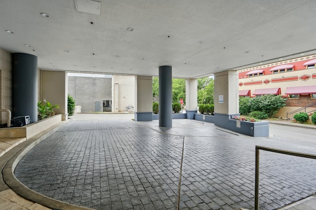 400 Riverboat Row Unit 605, Newport, KY 41071 - building lobby featuring a textured ceiling