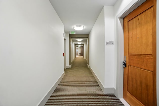 400 Riverboat Row Unit 605, Newport, KY 41071 - hall featuring carpet floors and baseboards