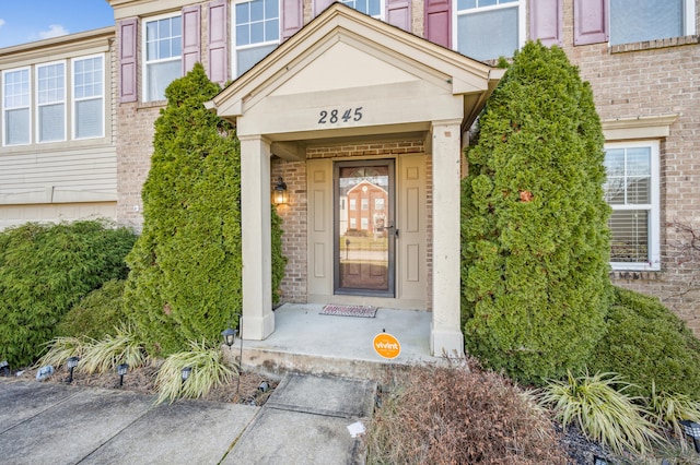 view of property entrance