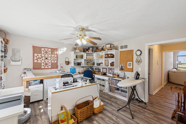 15027 Madison Pike, Morning View, KY 41063 - office space featuring ceiling fan and wood finished floors
