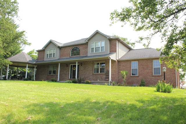 15027 Madison Pike, Morning View, KY 41063 - traditional-style home featuring brick siding and a front yard
