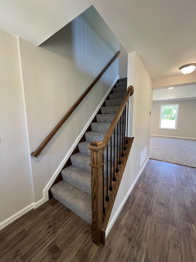1703 Barons Cv, Hebron, KY 41048 - staircase featuring wood finished floors and baseboards
