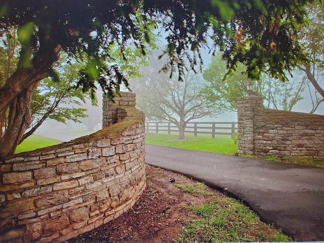 view of road