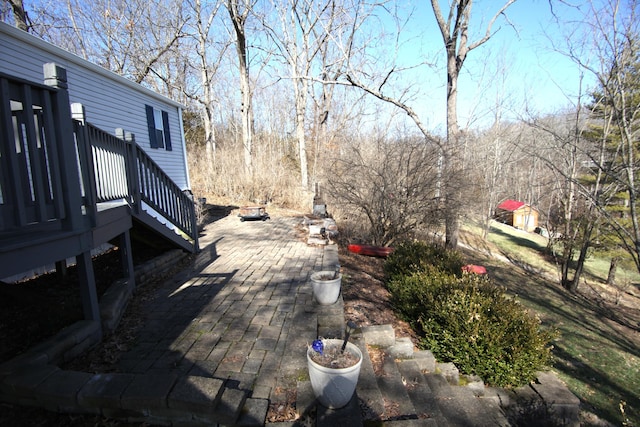 exterior space with a patio