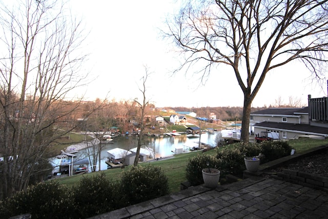 exterior space with a residential view