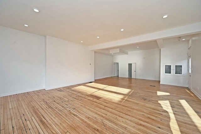 interior space featuring light hardwood / wood-style flooring