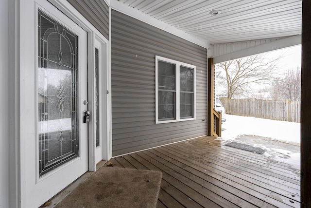 3408 Cowie Ave, Erlanger, KY 41018 - view of snow covered deck
