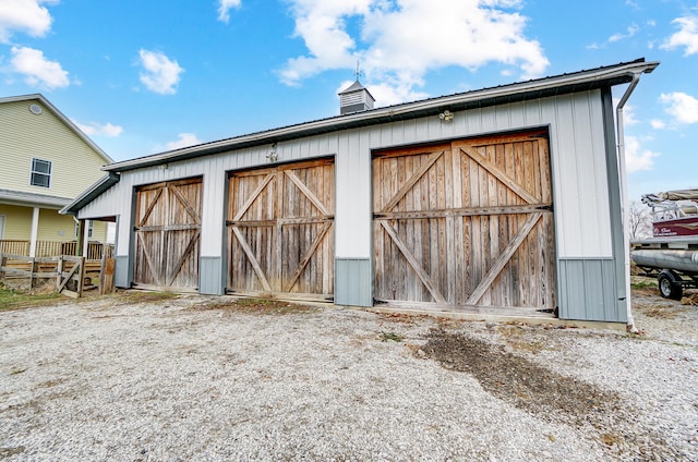 view of outbuilding featuring an outdoor structure