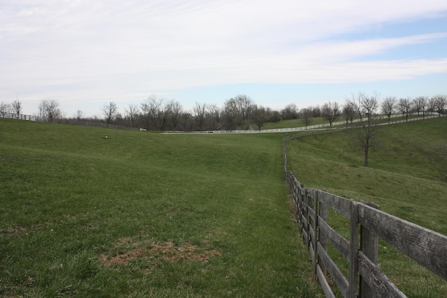 9520 E Bend Rd, Burlington, KY 41005 - view of yard featuring a rural view and fence