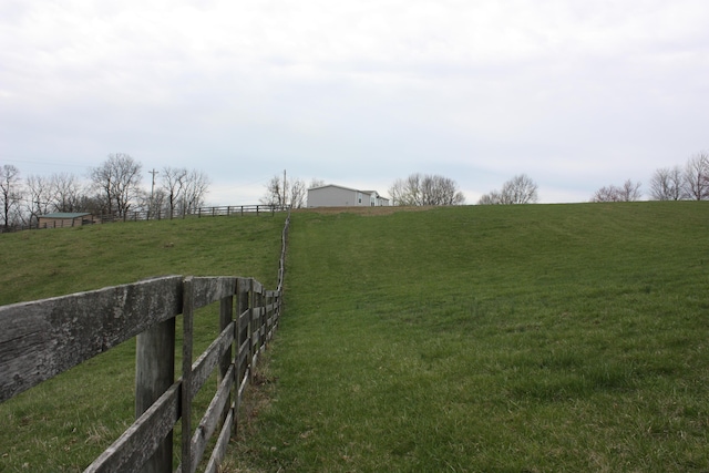 9520 E Bend Rd, Burlington, KY 41005 - view of yard with a rural view and fence