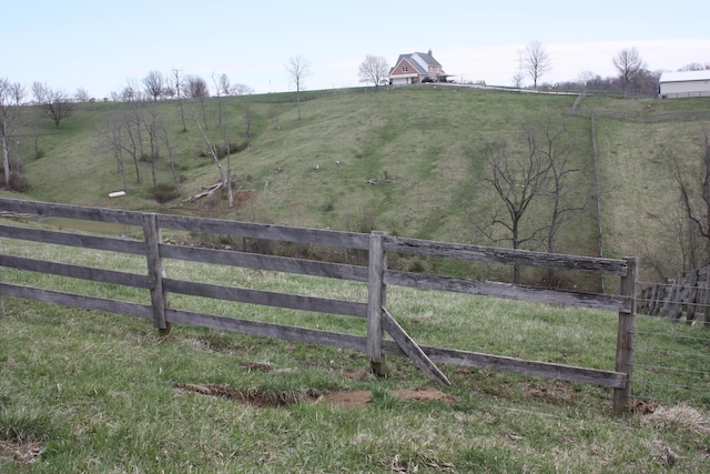 9520 E Bend Rd, Burlington, KY 41005 - view of yard with a rural view and fence