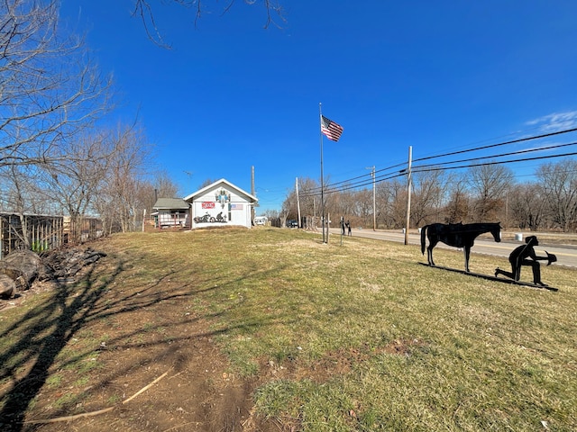 view of yard