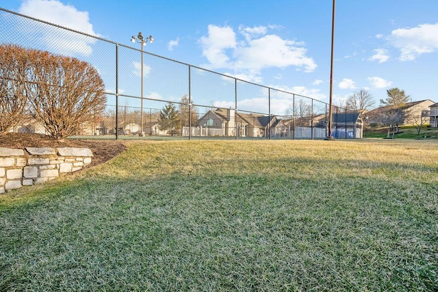 exterior space featuring fence