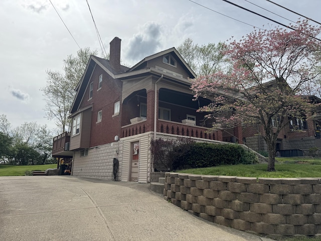 53 Brentwood Pl, Fort Thomas, KY 41075 - view of property exterior featuring a chimney