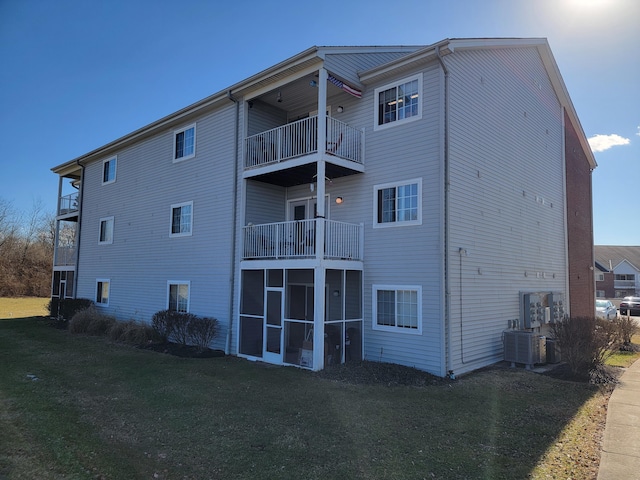 view of property featuring cooling unit