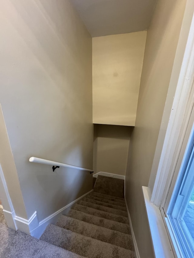 1307 Highway Ave, Covington, KY 41011 - staircase featuring carpet