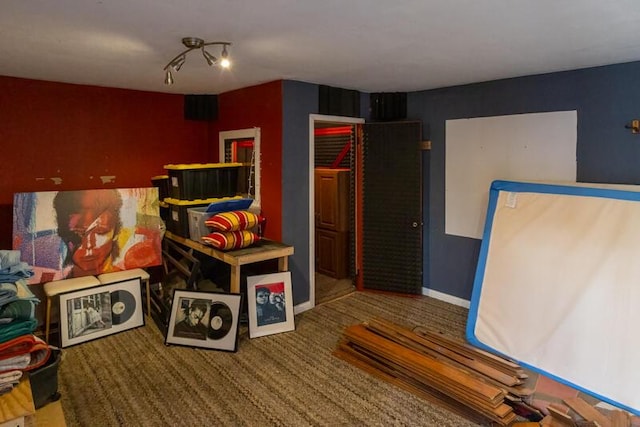 playroom featuring baseboards