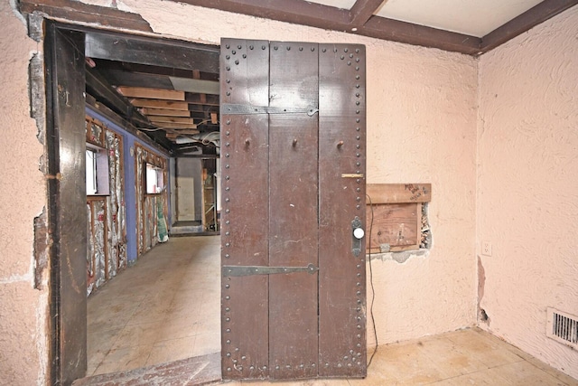 storage room with visible vents