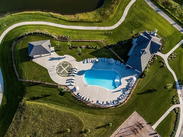 drone / aerial view