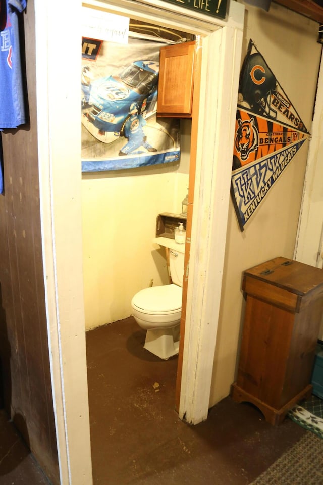 bathroom with toilet