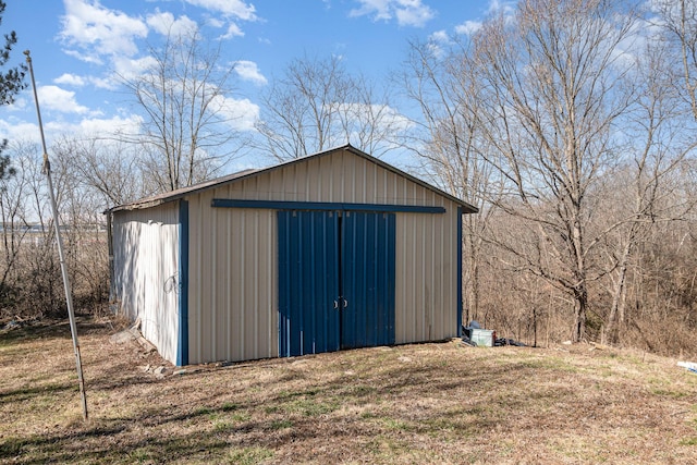 view of outbuilding with an outdoor structure