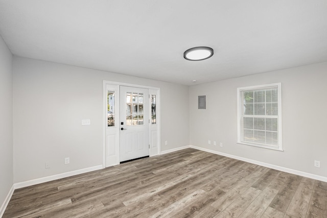29 Race St, Dry Ridge, KY 41035 - foyer with plenty of natural light and wood finished floors