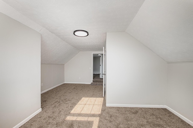 29 Race St, Dry Ridge, KY 41035 - bonus room with carpet flooring, vaulted ceiling, and a textured ceiling